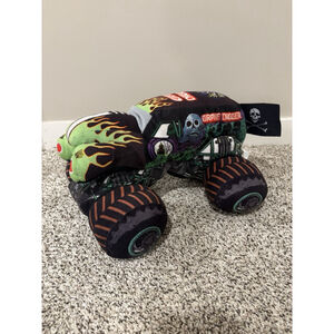 Monster Jam Grave Digger Plush Truck Pillow Buddy 13” Super Soft d1